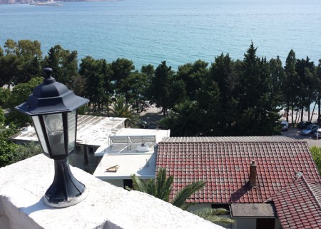 Černá Hora - Bar - Vila Sabo - výhled na pláž